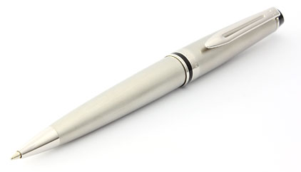 Stylo bille Expert acier bross� de Waterman - photo.