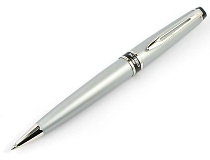 Stylo bille Expert Acier attributs chrom�s de Waterman - photo.