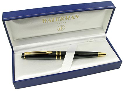 Stylo bille Expert Noir de Mars attributs dor�s de Waterman - photo 4