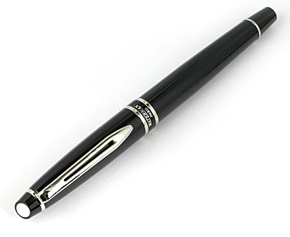 Stylo plume Expert laqu� noir attributs chrom�s de Waterman - photo.