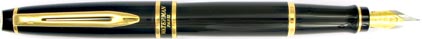 Stylo plume Expert Noir attributs dor�s de Waterman , cliquez pour plus de d�tails sur ce stylo...