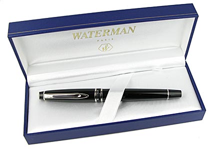 Roller Expert laqu� noir attributs chrom�s de Waterman - photo 6