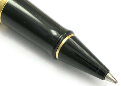 Roller Expert Laqu� Noir attributs dor�s de Waterman - photo.