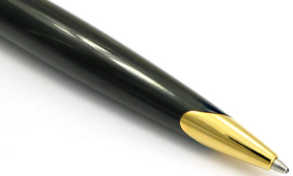 Stylo bille Car�ne Mer noire attributs plaqu�s or de Waterman - photo.