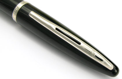 Stylo bille Car�ne Mer noire attributs plaqu�s argent de Waterman  - photo 2