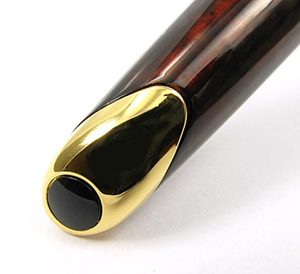 Stylo plume Car�ne Ambre Marine attributs plaqu�s or de Waterman - photo 3