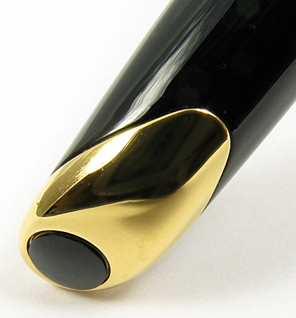 Stylo plume Car�ne Noir laqu� attributs plaqu�s or de Waterman - photo 3