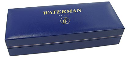 Stylo plume Car�ne Noir laqu� attributs plaqu�s or de Waterman - photo 5