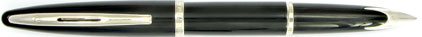 Stylo plume Car�ne Mer noire attributs plaqu�s argent de Waterman, cliquez pour plus de d�tails sur ce stylo...