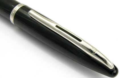 Stylo plume Car�ne Mer noire attributs plaqu�s argent de Waterman - photo 3