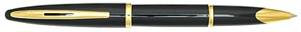Roller Car�ne Mer Noire attributs plaqu�s or de Waterman, cliquez pour plus de d�tails sur ce stylo...