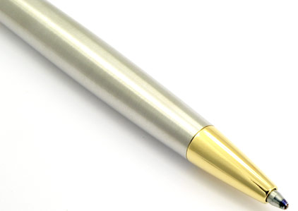 Stylo bille H�misph�re acier satin� attributs dor�s de Waterman - photo 3