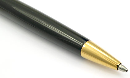 Stylo bille H�misph�re Noir de mars attributs dor�s de Waterman - photo.