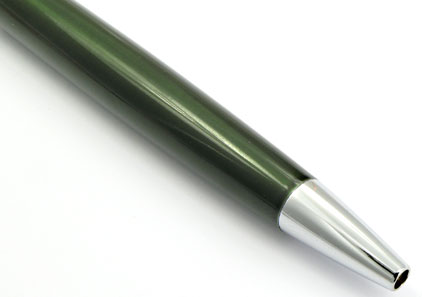 Stylo bille H�misph�re Vert m�tallis� attributs chrom�s de Waterman - photo.