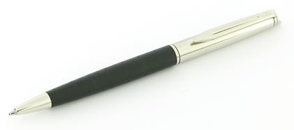 Stylo bille H�misph�re Moonlight Silky noire mate soyeuse de Waterman - photo.