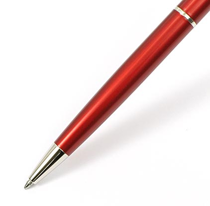 Stylo bille H�misph�re Comet Red attributs chrom�s de Waterman - photo.