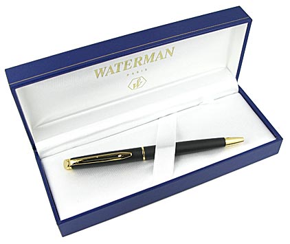 Stylo bille H�misph�re noir mat attributs dor�s de Waterman - photo 4