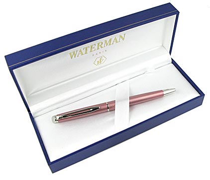 Stylo bille H�misph�re satin� rose attributs chrom�s de Waterman - photo 4