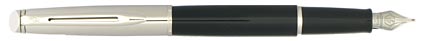 stylo plume H�misph�re Moonlight Satin laque noire de Waterman