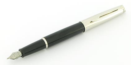 stylo plume H�misph�re Moonlight Satin laque noire de Waterman - photo.