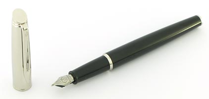 stylo plume H�misph�re Moonlight Satin laque noire de Waterman - photo 2