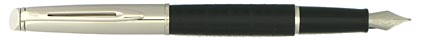 stylo plume H�misph�re Moonlight Silky noire mat soyeuse de Waterman, cliquez pour plus de d�tails sur ce stylo...