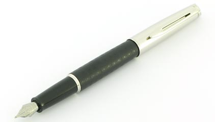 stylo plume H�misph�re Moonlight Silky noire mat soyeuse de Waterman - photo.