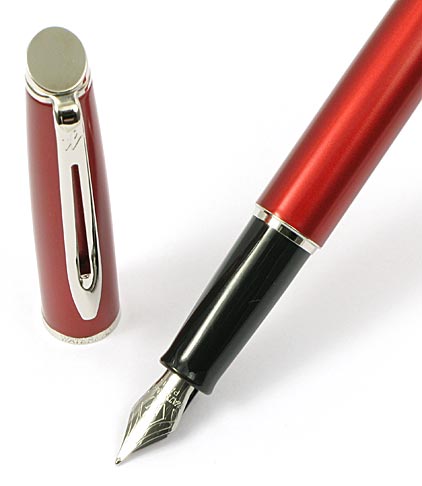Stylo plume H�misph�re Comet Red attributs chrom�s de Waterman - photo 2