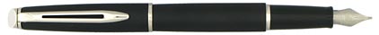 Stylo plume H�misph�re noir mat attributs palladi�s Waterman, cliquez pour plus de d�tails sur ce stylo...