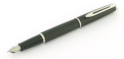 Stylo plume H�misph�re noir mat attributs palladi�s Waterman - photo.