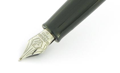 Stylo plume H�misph�re noir mat attributs palladi�s Waterman - photo 3
