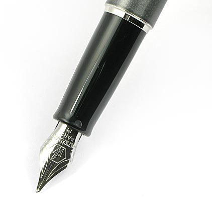 Stylo plume H�misph�re satin� gris attributs chrom�s de Waterman - photo 3