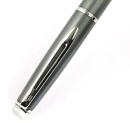Stylo plume H�misph�re satin� gris attributs chrom�s de Waterman - photo 4