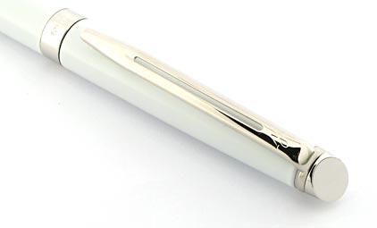Stylo bille H�misph�re laqu� blanc attributs palladi�s de Waterman - photo 2