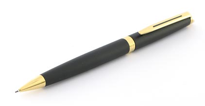 Portemine 0,5 H�misph�re noir mat attributs dor�s de Waterman - photo.