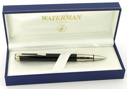 Stylo bille Perspective laqu� noir attributs palladi�s de Waterman - photo 4