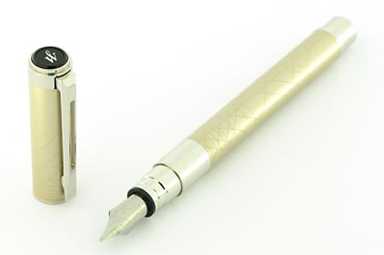 Stylo plume Perspective Champagne attributs palladi�s de Waterman - photo 2