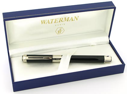 Stylo plume Perspective laqu� noir attributs palladi�s de Waterman - photo 5