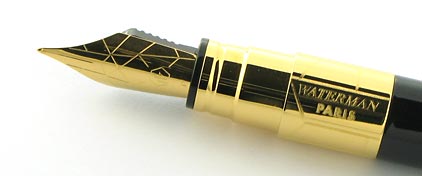 Stylo plume Perspective laqu� noir attributs dor�s de Waterman - photo 3