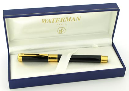 Roller Perspective laqu� noir attributs dor�s de Waterman - photo 5